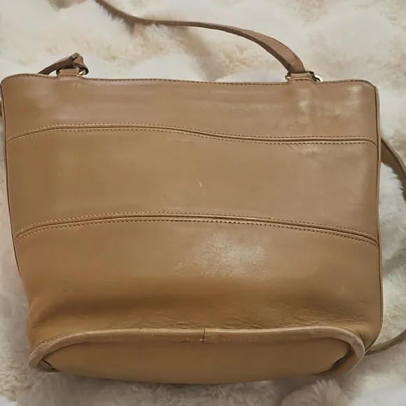 Coach Tan Leather Tote - Picture 2 of 8
